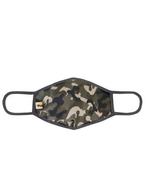 Army Print Fashion Mask