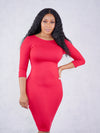 Alexis Bodycon Dress-Red