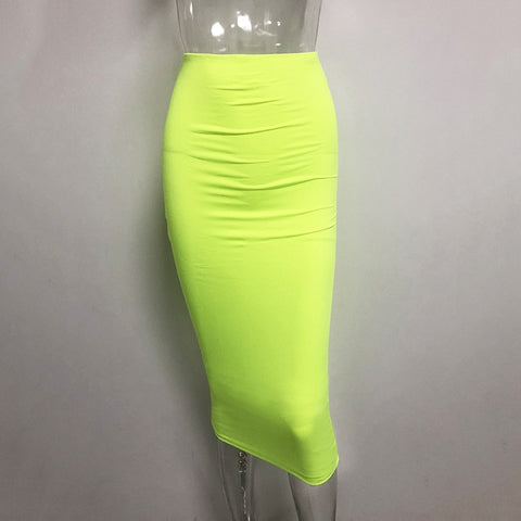 Seamless High Waist Pencil Skirt