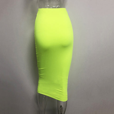 Seamless High Waist Pencil Skirt