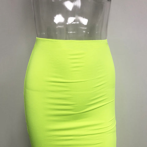 Seamless High Waist Pencil Skirt