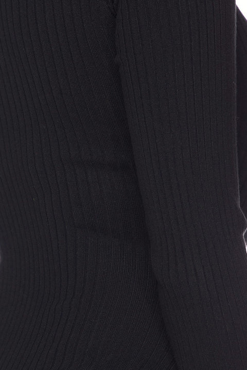 Ribbed Turtleneck Sweater Bodysuit