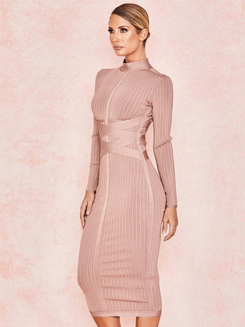 Sarah Bandage Midi Dress