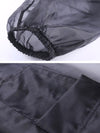 Sheer Cargo Pocketed Cargo Pant-Black