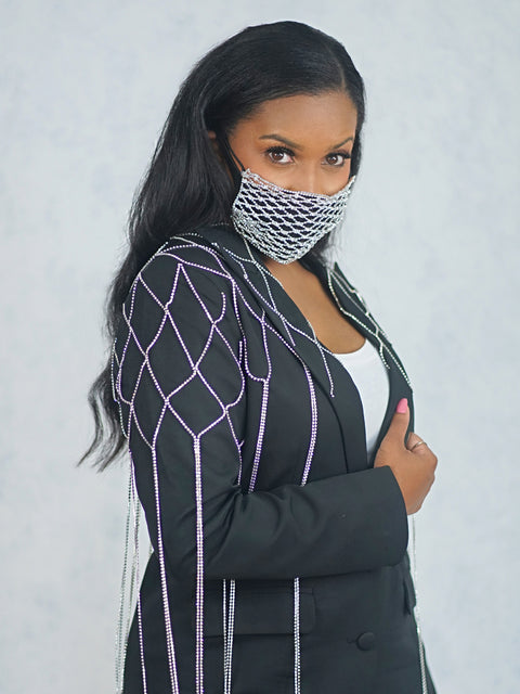 Rhinestone Mask Cover
