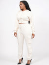 Stay Humble Two Piece Cream Set