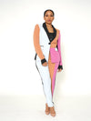 Color Block Suit Set