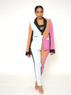 Color Block Suit Set