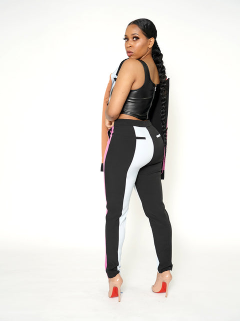 Color Block Suit Set