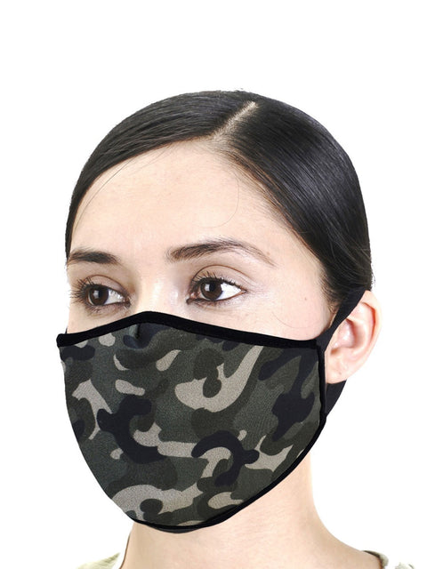 Army Print Fashion Mask